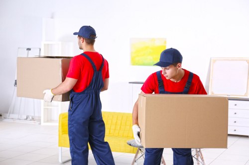Removal team planning a house move in Old Coulsdon