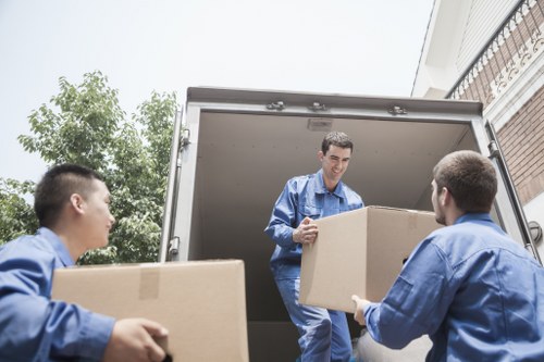 Removal team planning a house move in Old Coulsdon