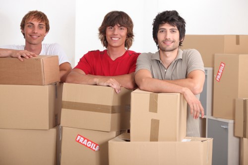 Removal van helping with residential or business relocation in Old Coulsdon
