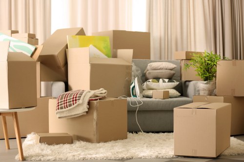 Prepared moving checklist for a home or office relocation